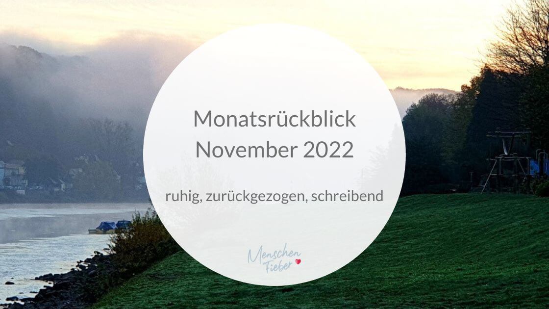 Monatsrückblick November 2022: ruhig, zurückgezogen, schreibend