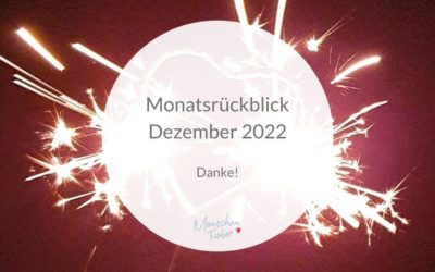 Monatsrückblick Dezember 2022: Danke!