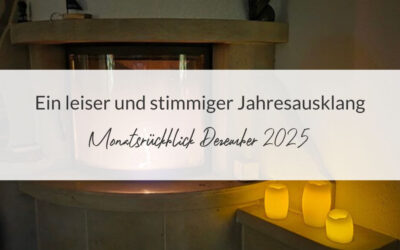 Monatsrückblick Dezember 2025: Ein leiser und stimmiger Jahresausklang